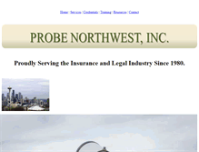 Tablet Screenshot of probenw.com